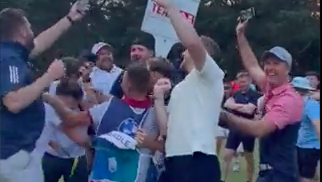 Love Island star Chris Hughes enjoys GREAT BMW PGA Championship Pro-Am